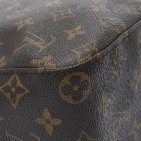 Louis Vuitton Shoulder Bag Looping Brown GM Canvas Monogram - Picture 9 of 9